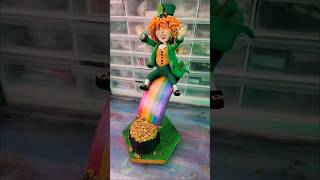 Molly the Leprechaun is wishing you all a little bit of extra luck today #polymerclay #sculpey #art
