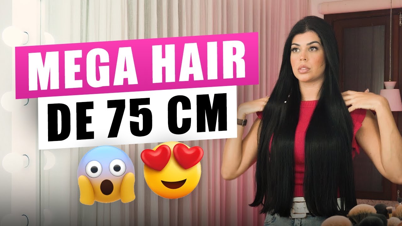 FINALIZANDO MEU CABELO COM MEGA HAIR DE 75cm! FICA PERFEITO!