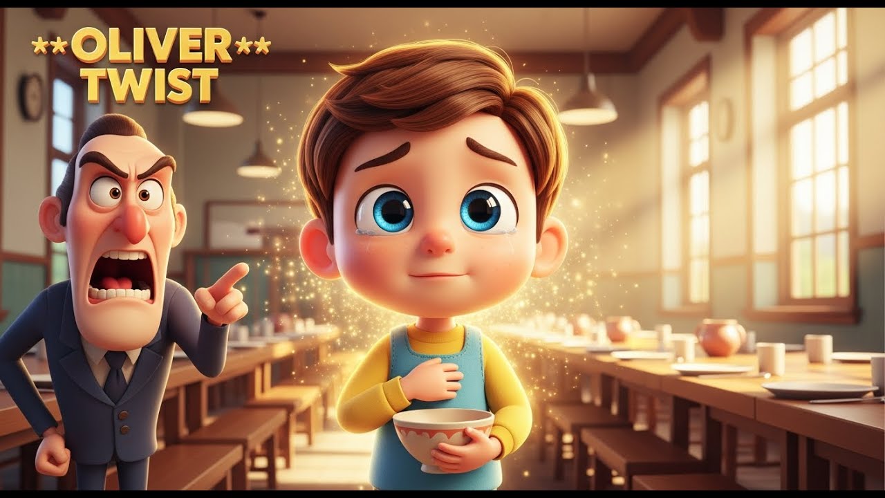 Оливер Твист — Сказки на английском языке | Сказки на ночь | День 52 из 365