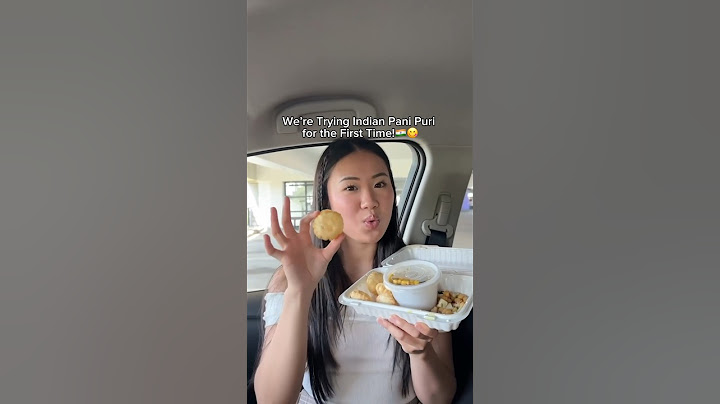 Couples try Indian Pani Puri for the First Time🇮🇳 #couples #girlfriend #indian #indianfood #foodie