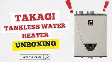 So Excited to Unbox our NEW Takagi Tankless Water Heater!