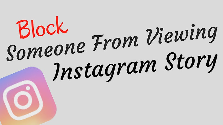 How to block someone from seeing your instagram story