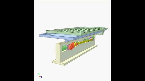| Mechanisms | Design Concepts | Mechanical Vibrating screen machine 3480p