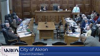 City of Akron Council Special Meeting - Public Hearings - 1.12.2026