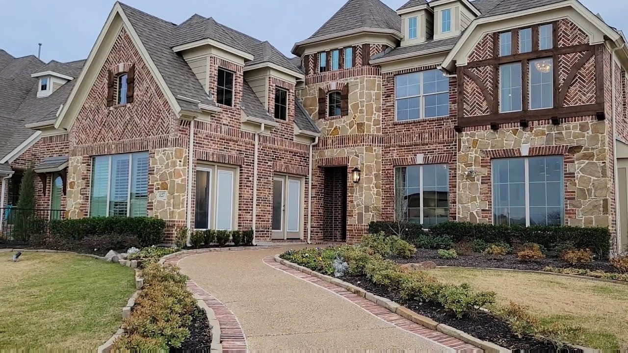 The Hartford by Grand Homes Dominion of Pleasant Valley Model Home Tour Wylie YouTube