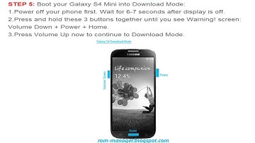 HOW TO INSTALL CWM RECOVERY ON SAMSUNG GALAXY S4 MINI GT-I9190