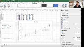 Excel Guidance Video 4 - Linearized Graph Part I