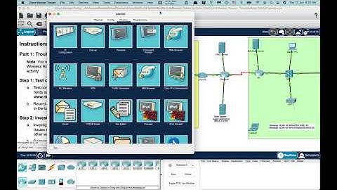 Packet Tracer Activity 13.4.5 Troubleshoot WLAN