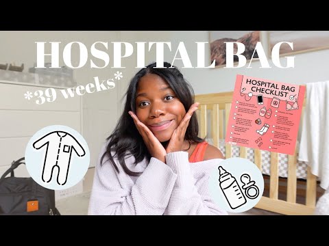 NEST WITH ME! what’s in my hospital bag! *first baby*