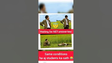 funny memes about NTA UGC NET answer key 2023 / prank with students 😂🧐.#funny #viralmemes #ntaugcnet