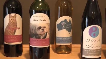 How to Make Wine Labels with Avery 22826