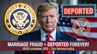 Marriage Fraud & USCIS Crackdown 2025 The ONE Mistake That Gets You DEPORTED Forever!