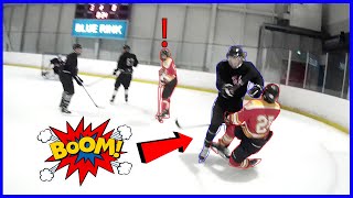 HUGE HIT LEADS TO CHIPPY GAME!! | Beer League GoPro Hockey Highlights | ZERP