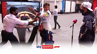 "You called him an idiot!" | Gasly & Norris' hilarious exchange after incident during French GP 😆