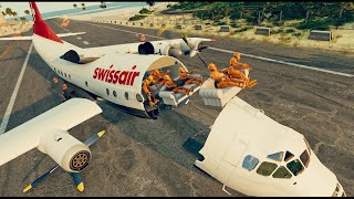 Plane Crashes With Dummies 7  BeamNg Drive