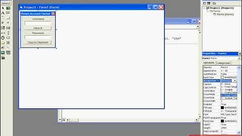 How to  Make a GUI in VB6
