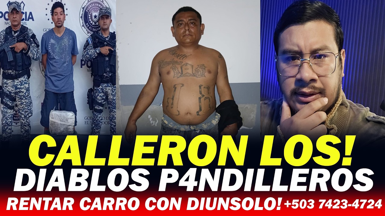 CALLERON LOS DI1BLOS DE P4NDILLAS ! SIGUEN LAS CAPTURAS EN #ELSALVADOR