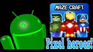 Mazecraft : Pixel heroes - The app android screenshot 1