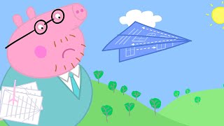 The BIGGEST Paper Airplane Ever  | Peppa Pig Official Full Episodes