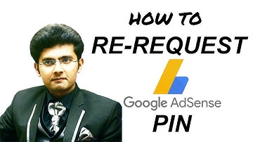 How to re request Google AdSense PIN Mohsin jatt