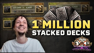 We opened 1 MILLION Stacked Decks with the Path of Exile community - PoE #963