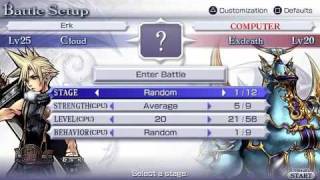 Final Fantasy Dissidia - Random Fight