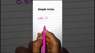 🗣️ Simple tricks to finding answer #ytshorts #lifeisbutadream #metal #mathstricks #reasoning