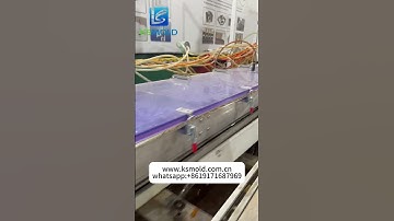 PVC windowsill profiles mould testing #upvc #pvc#windowsill #extrusion #mold #ksmold #tool #machine