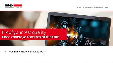 Hitex Webinar with PLS: Code Coverage Features ude