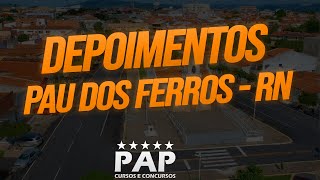 DEPOIMENTOS DE ALUNOS PAU DOS FERROS - RN