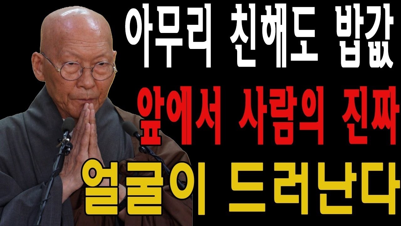 아무리 친해도 밥값 앞에서 사람의 진짜 얼굴이 드러난다   법정 스님 지혜   불교   인생명언   평온한 삶   무소유   행복한 노후