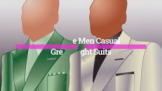 Lapel Tye Men Purple/Blue Suits