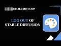 How to Log Out of Stable Diffusion