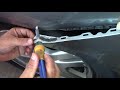 Car Bumper Broken Plastic Tab Repair