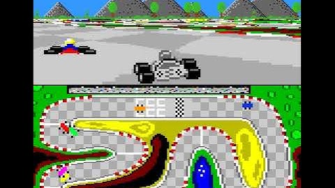 F18A Karts demo (TI-99/4A)