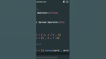 Spread operator in javascript #shorts #shortvideo #short #javascript #js #webdevelopment