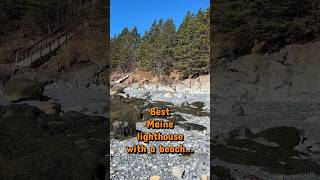 Best lighthouse beach in Maine