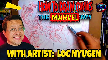 Marvel Comic Secrets! Drawing Tricks & Tips with Loc Nguyen | Disney, Star Wars, Pro Artist Advice