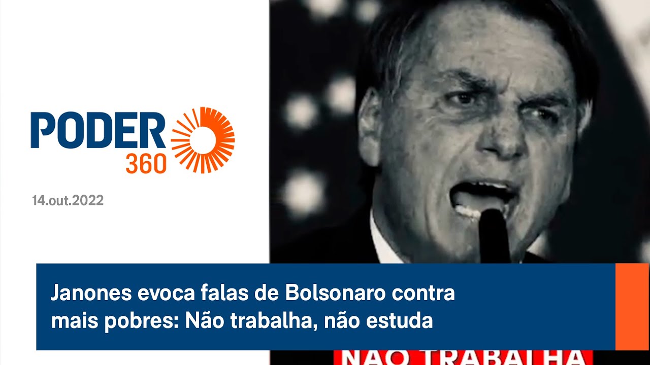 Janones evoca falas de Bolsonaro contra mais pobres: Não trabalha, não estuda