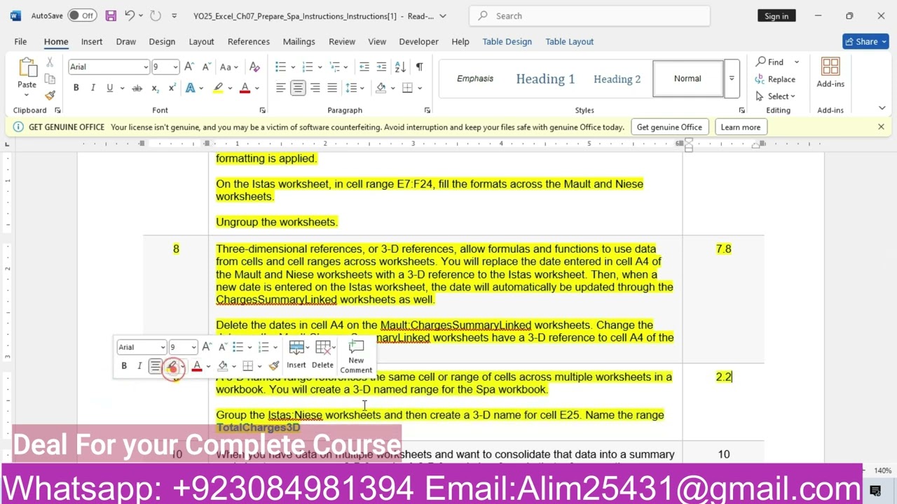 YO25_Excel_Ch07_Prepare_Spa | YO25 Excel Ch07 Prepare Spa