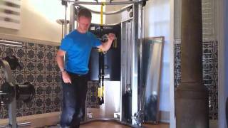 CABLE MACHINE PUSH PRESS │ CORE EXERCISE