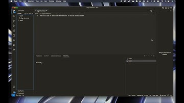 How to position or align terminal in Visual Studio Code?