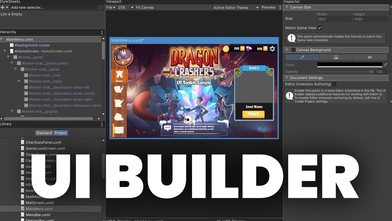Tuto Unity : Découverte de UI Builder, l'outil next gen pour créer des ...