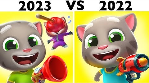 Talking Tom Blast Park 2022 Update VS 2023 Update Gameplay (Android/iOS)