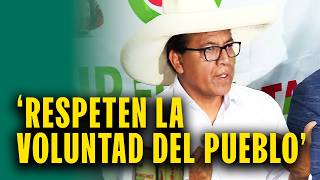 Candidato Roberto Sánchez Exigimos Respeto Por El Voto De Los Peruanos