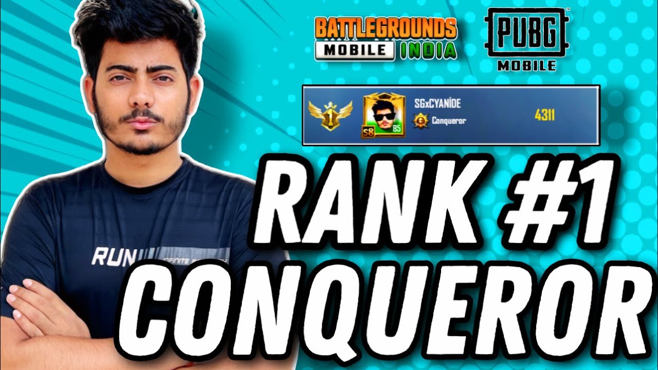 BGMI LIVE🔥CONQUEROR RANKPUSH RANK 1❤️😍 PUBG MOBILE RANK PUSHING  – SGxCYANIDE