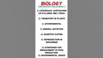 BIOLOGY Syllabus Reduced for NEET 2024 | Breaking News | NMC Official Update #biology#syllabus#reduc