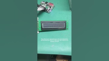20*2 character dot matrix LCD module, display mode: Reflection, gray