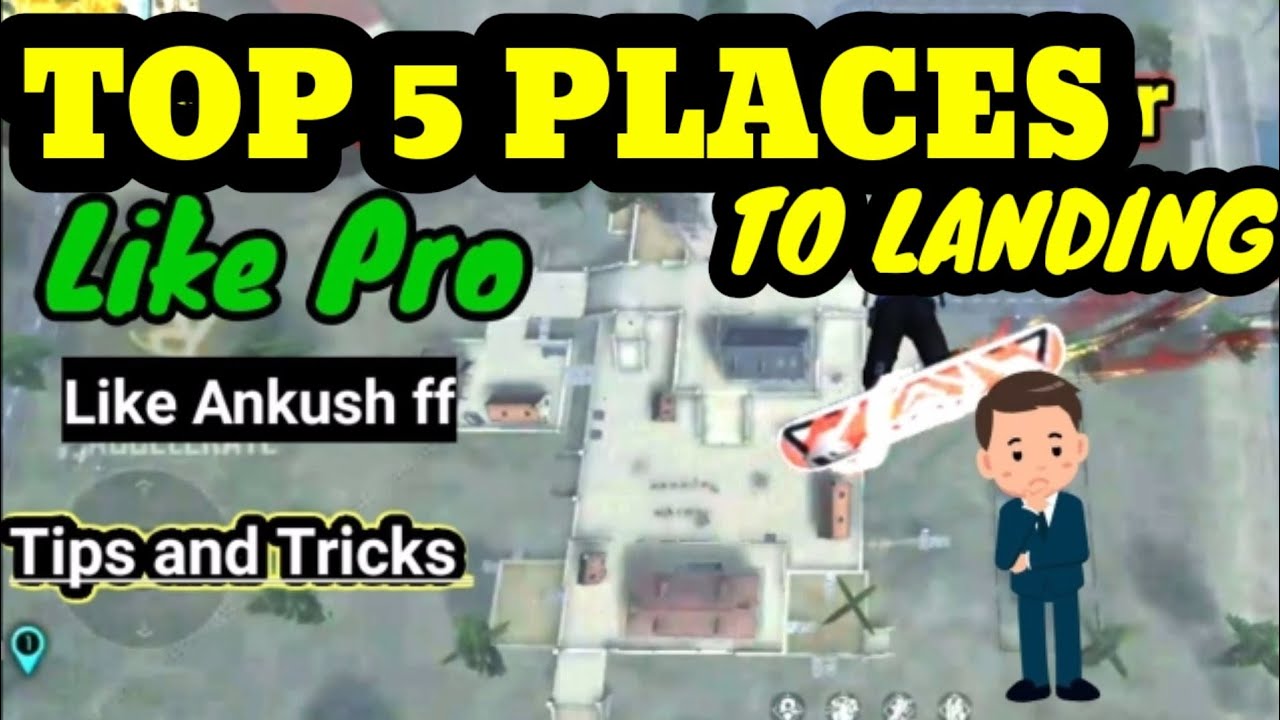 Barmuda map New Tricks free fire || How To Land ||krishhu ff