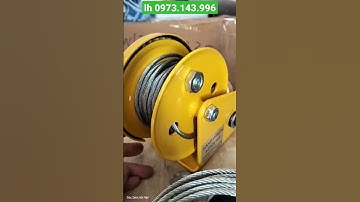 tời tự hãm chính hãng. tời quay tay giá rẻ. tời cáp #tời_tự_hãm #tời_quay_tay #tời_rạp #tời_khung